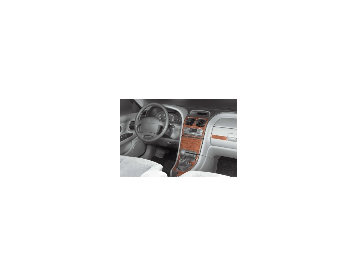 Renault Laguna 07.98 - 01.01 3D Inleg dashboard Interieurset aansluitend en pasgemaakt op he 15 -Teile