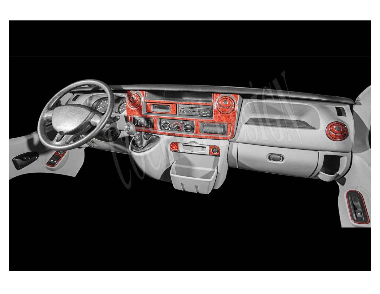 Renault Master 01.04-12.09 3M 3D Interior Dashboard Trim Kit Dash Trim Dekor 28-Parts