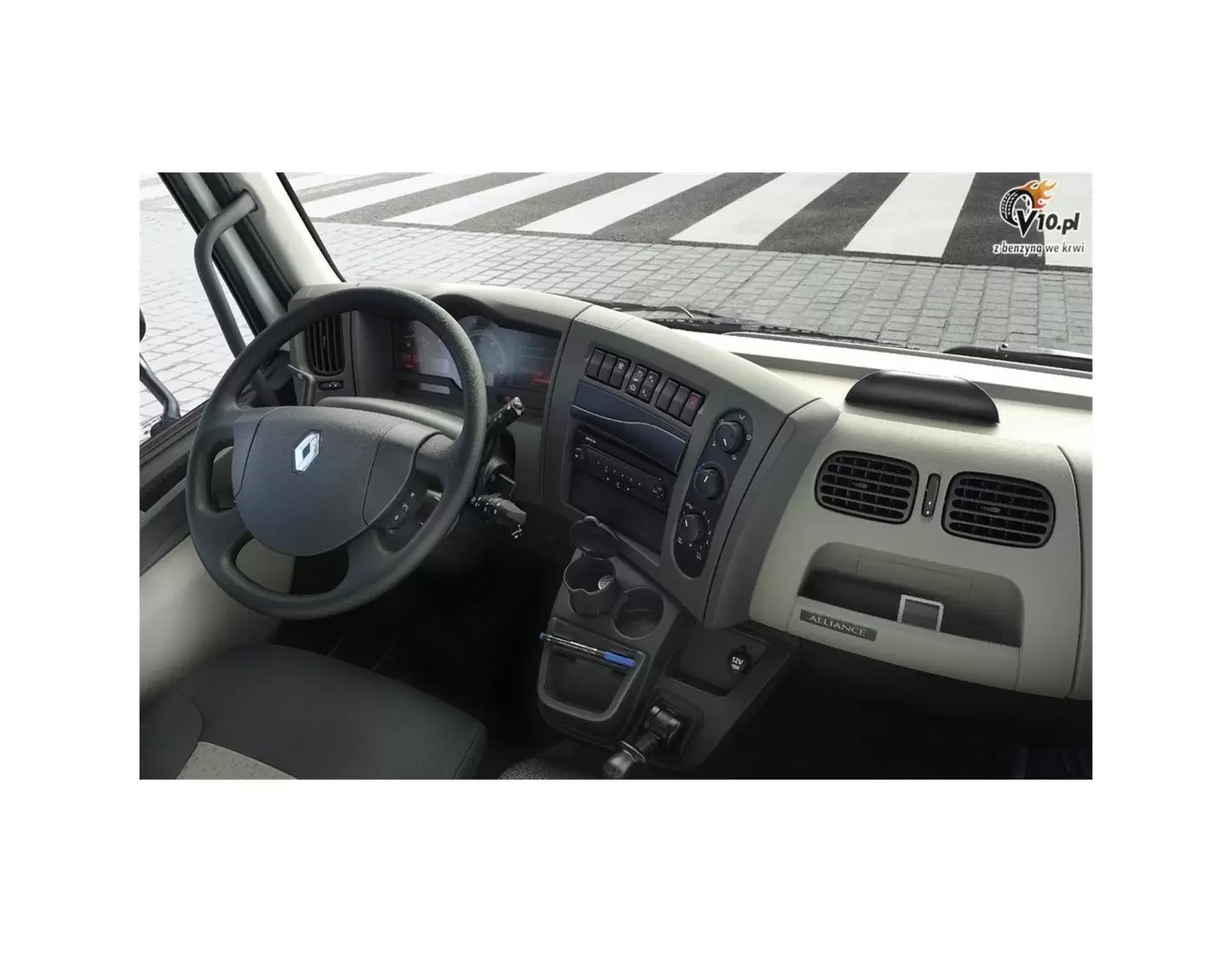 Renault Premium Midlum Kerax 2005 Mittelkonsole Armaturendekor Cockpit Dekor 12-Teilige - 1- Cockpit Dekor Innenraum