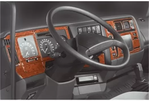Renault Premium-Midlum 05.96-08.01 3M 3D Interior Dashboard Trim Kit Dash Trim Dekor 27-Parts