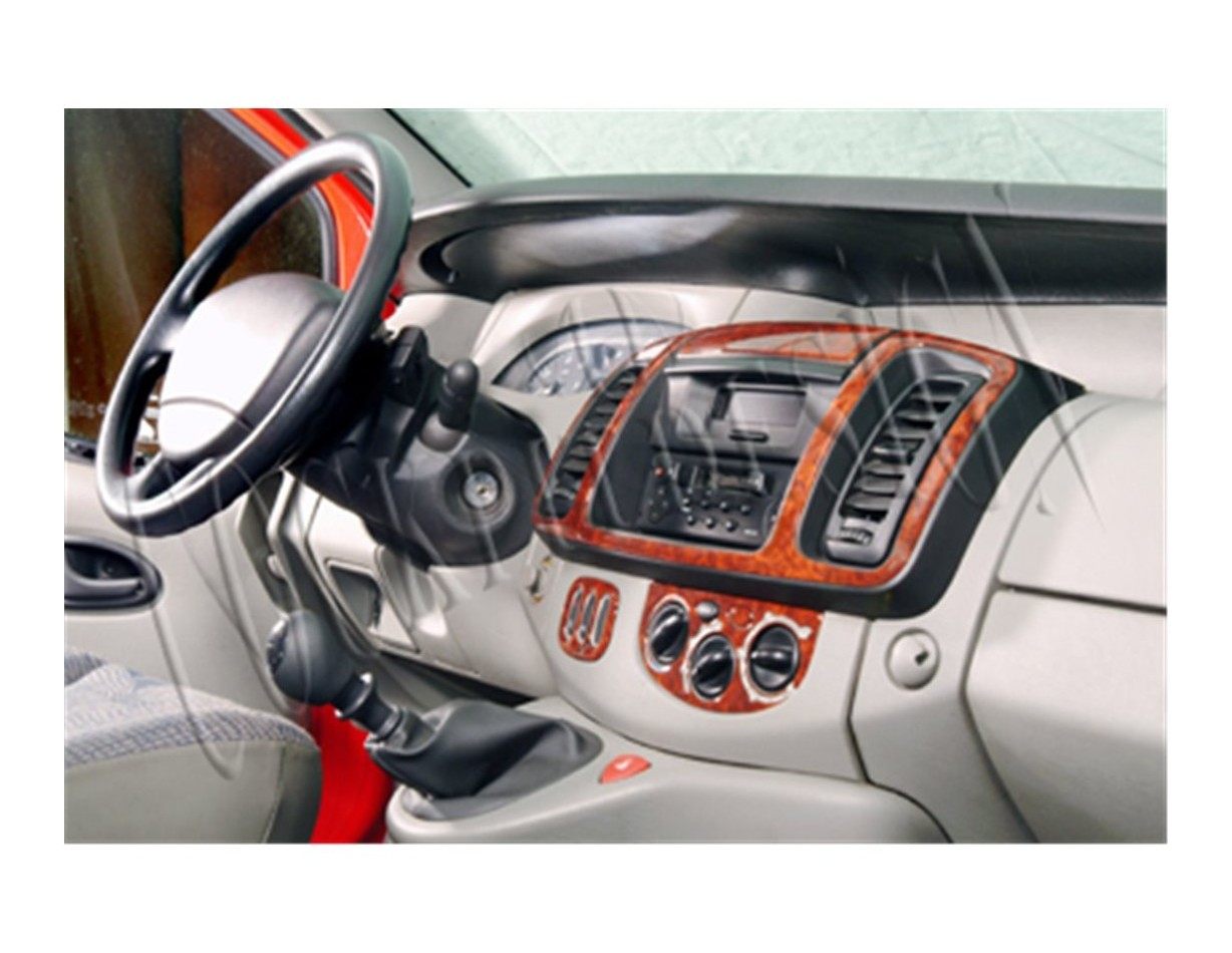 Renault Trafic Nissan Primastar 01-12.06 Mittelkonsole Armaturendekor Cockpit Dekor 6-Teilige - 1- Cockpit Dekor Innenraum