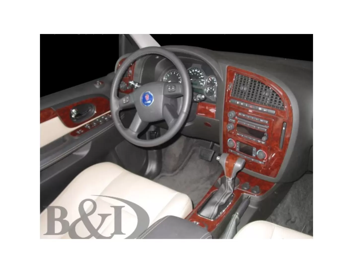 Saab 9-7x 2006-UP Full Set, Automatic Gear Interior BD Dash Trim Kit