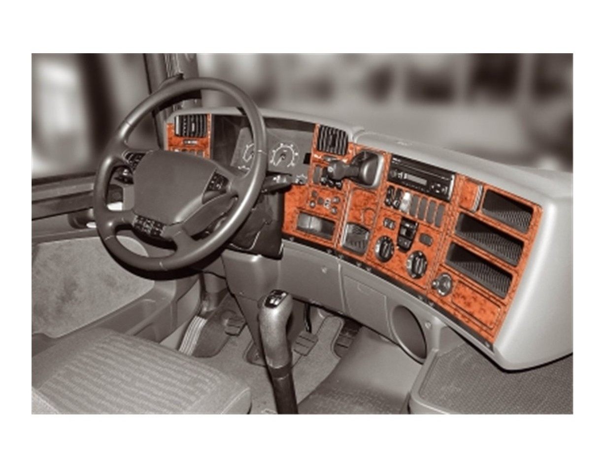 Scania R-Series R1 Reihe 05.04 - 09.09 3D Inleg dashboard Interieurset aansluitend en pasgemaakt op he 46 -Teile