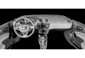 Seat Ibiza – Cordoba 01.2010 3M 3D Interior Dashboard Trim Kit Dash Trim Dekor 25-Parts