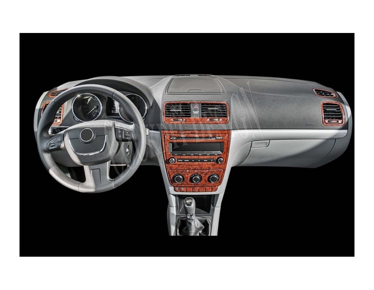 Skoda Yeti 2010 Kit la décoration du tableau de bord 21-Pièce - 1 - habillage decor de tableau de bord