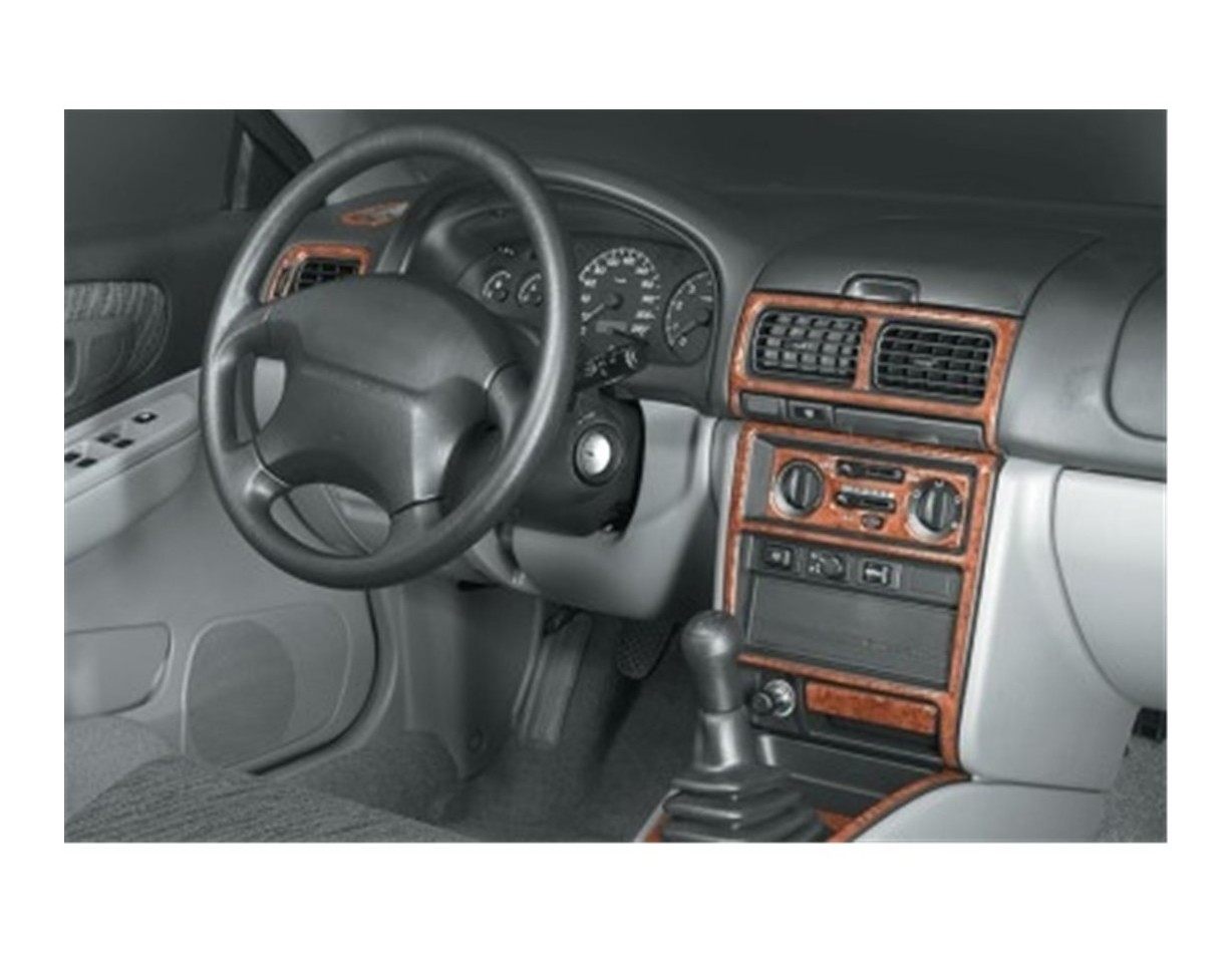 Subaru Impreza 98-00 Kit la décoration du tableau de bord 13-Pièce - 1 - habillage decor de tableau de bord