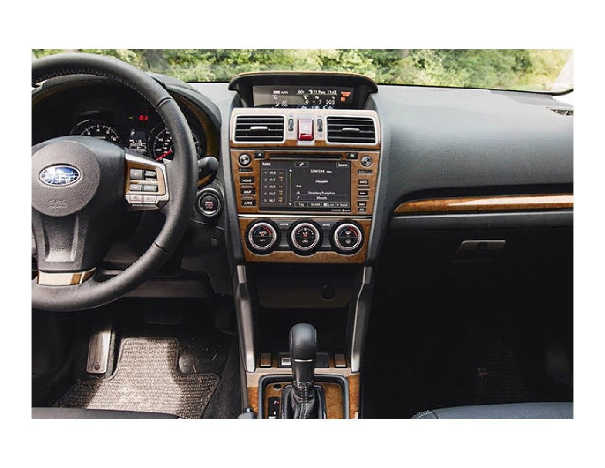 Subaru XV Crosstrek 2012-2017 Mittelkonsole Armaturendekor Cockpit Dekor 51-Teilige - 1- Cockpit Dekor Innenraum