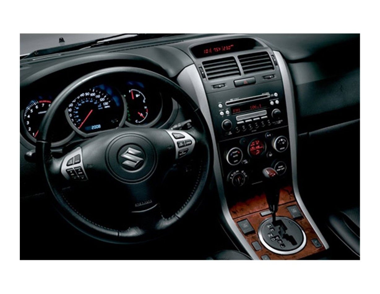 Suzuki Grand vitara 4x4 09.2005 3M 3D Interior Dashboard Trim Kit Dash Trim Dekor 16-Parts