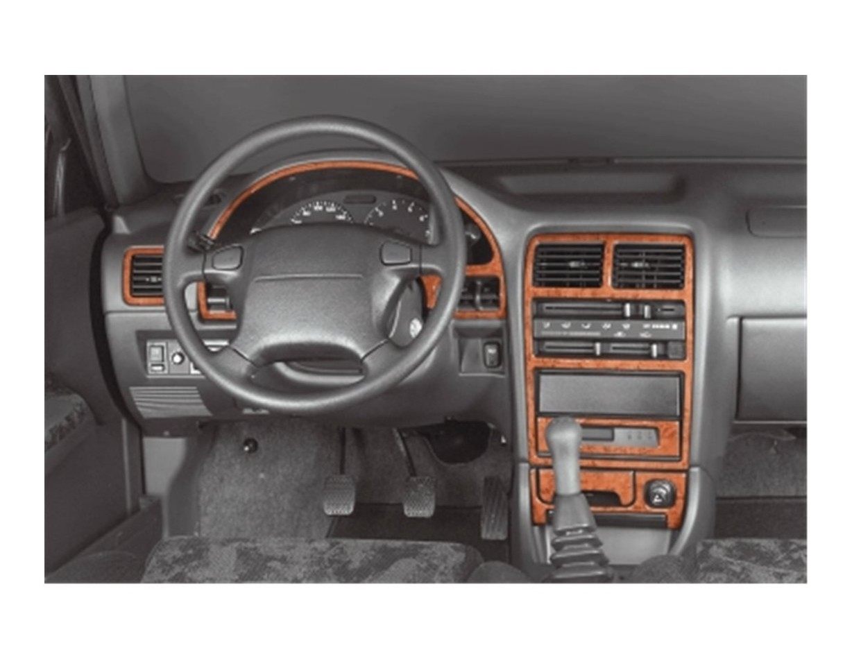 Suzuki Swift 91-96 Kit la décoration du tableau de bord 8-Pièce - 1 - habillage decor de tableau de bord