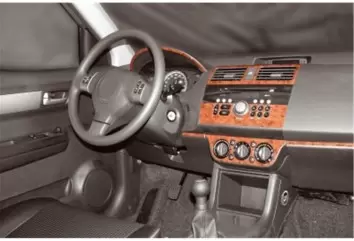 Suzuki Swift Comfort 04.05-12.10 3M 3D Interior Dashboard Trim Kit Dash Trim Dekor 10-Parts