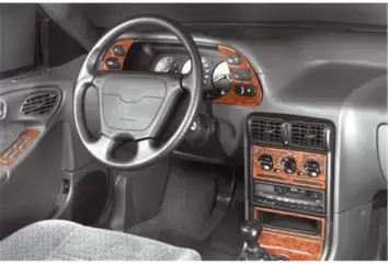 Chevrolet Espero 01.95-01.98 3M 3D Interior Dashboard Trim Kit Dash Trim Dekor 11-Parts