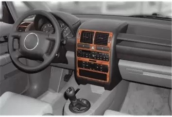 Audi A2 02.00-01.05 3M 3D Interior Dashboard Trim Kit Dash Trim Dekor 8-Parts