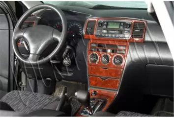 Toyota Corolla 03.02-05.04 3M 3D Interior Dashboard Trim Kit Dash Trim Dekor 18-Parts