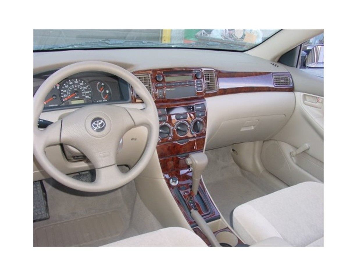 Toyota Corolla 04-07 Mittelkonsole Armaturendekor Cockpit Dekor 19-Teilige - 1- Cockpit Dekor Innenraum