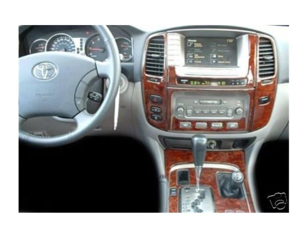 Toyota Land Cruiser 2003-2007 Mittelkonsole Armaturendekor Cockpit Dekor 33-Teilige - 1- Cockpit Dekor Innenraum