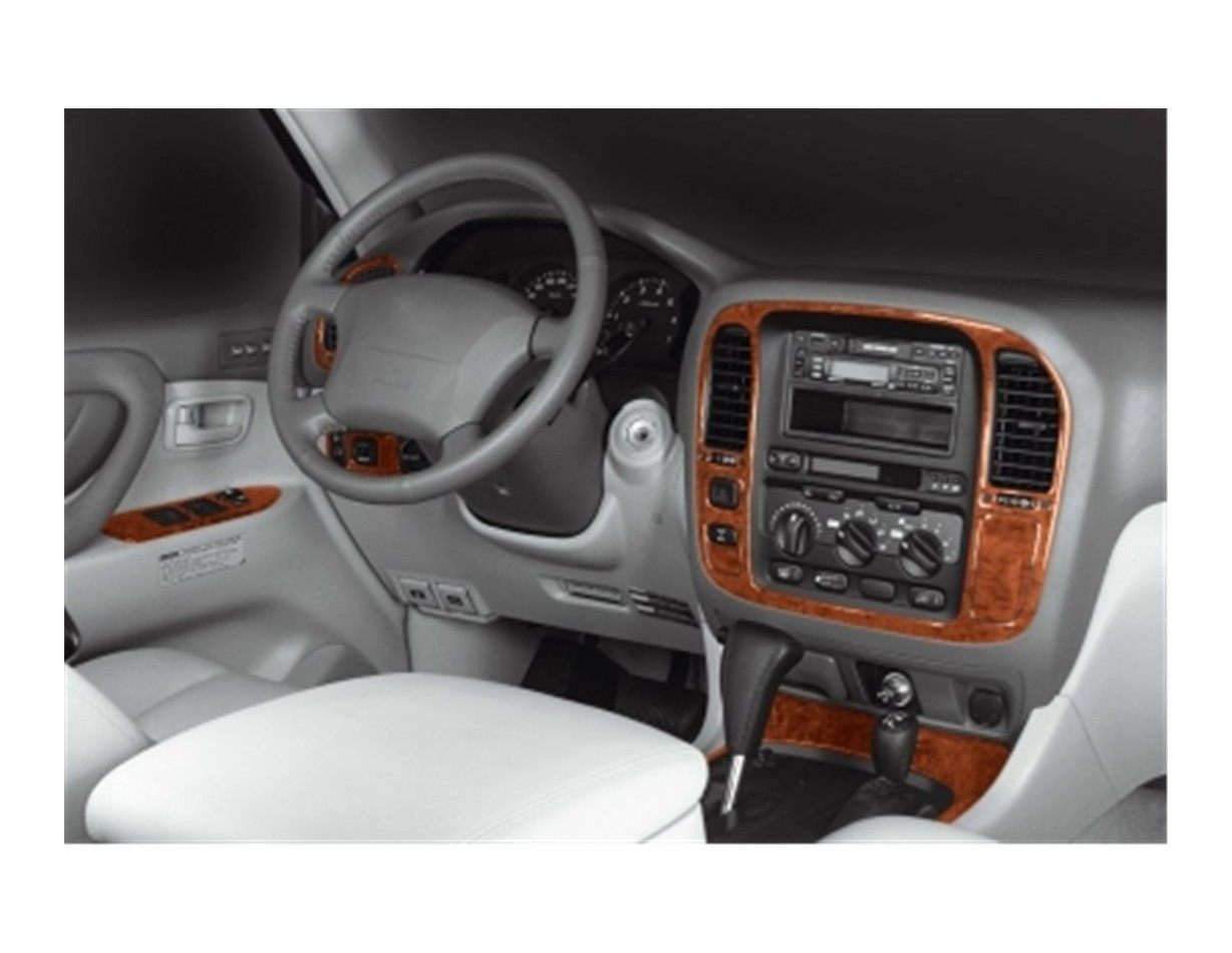 Toyota Landcruiser 05.98-12.03 3M 3D Interior Dashboard Trim Kit Dash Trim Dekor 16-Parts