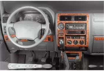 Toyota Landcruiser 07.96-04.98 3M 3D Interior Dashboard Trim Kit Dash Trim Dekor 20-Parts