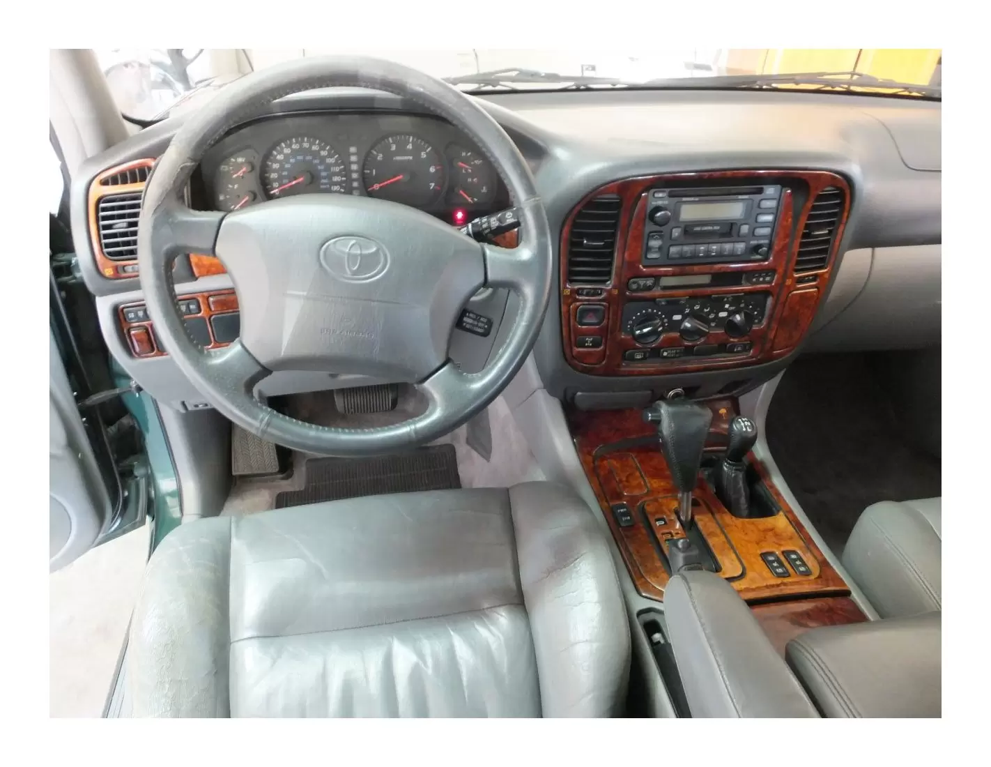 Toyota Prado 01.97 - 12.003D Inleg dashboard Interieurset aansluitend en pasgemaakt op he 15 -Teile