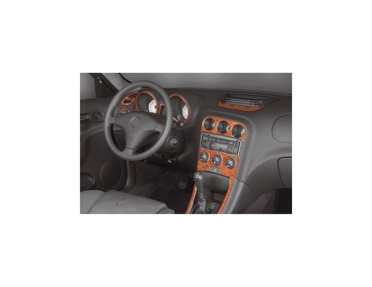 Alfa Romeo 156 10.1997 3D Interior Dashboard Trim Kit Dash Trim Dekor 12-Parts