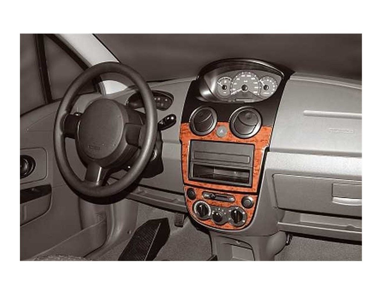 Chevrolet Matiz-Spark 2005 Mittelkonsole Armaturendekor Cockpit Dekor 3-Teilige - 1- Cockpit Dekor Innenraum
