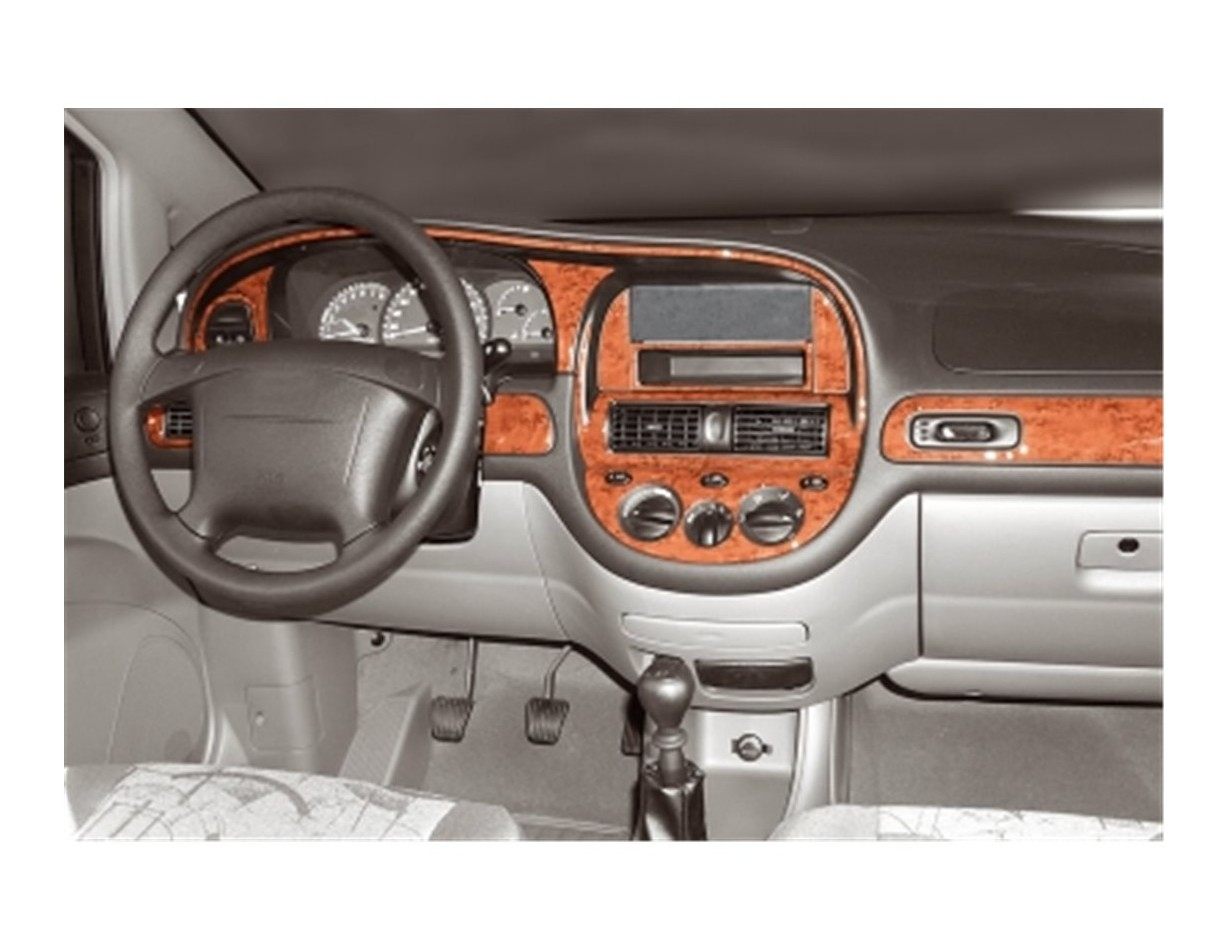Chevrolet Rezzo - Tacuma 04.2002 3D Inleg dashboard Interieurset aansluitend en pasgemaakt op he 11 -Teile