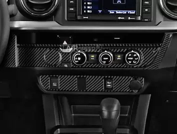 Toyota Tacoma 2016-2020 3D Inleg dashboard Interieurset aansluitend en pasgemaakt op he 44 -Teile