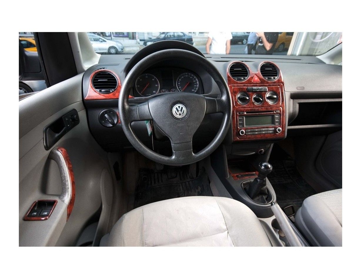 Volkswagen Caddy Full Set 01.2004 3M 3D Interior Dashboard Trim Kit Dash Trim Dekor 21-Parts Volkswagen Caddy Full Set 01.2004 3M 3D Interior Dashboard Trim Kit Dash Trim Dekor 21-Parts