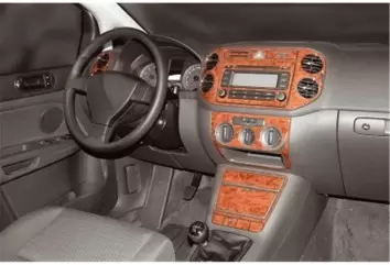 Volkswagen Golf VI Plus 09.2008 3M 3D Interior Dashboard Trim Kit Dash Trim Dekor 19-Parts