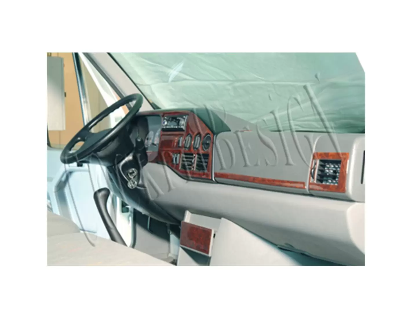 Volkswagen LT 03.95-03.06 3M 3D Interior Dashboard Trim Kit Dash Trim Dekor 17-Parts