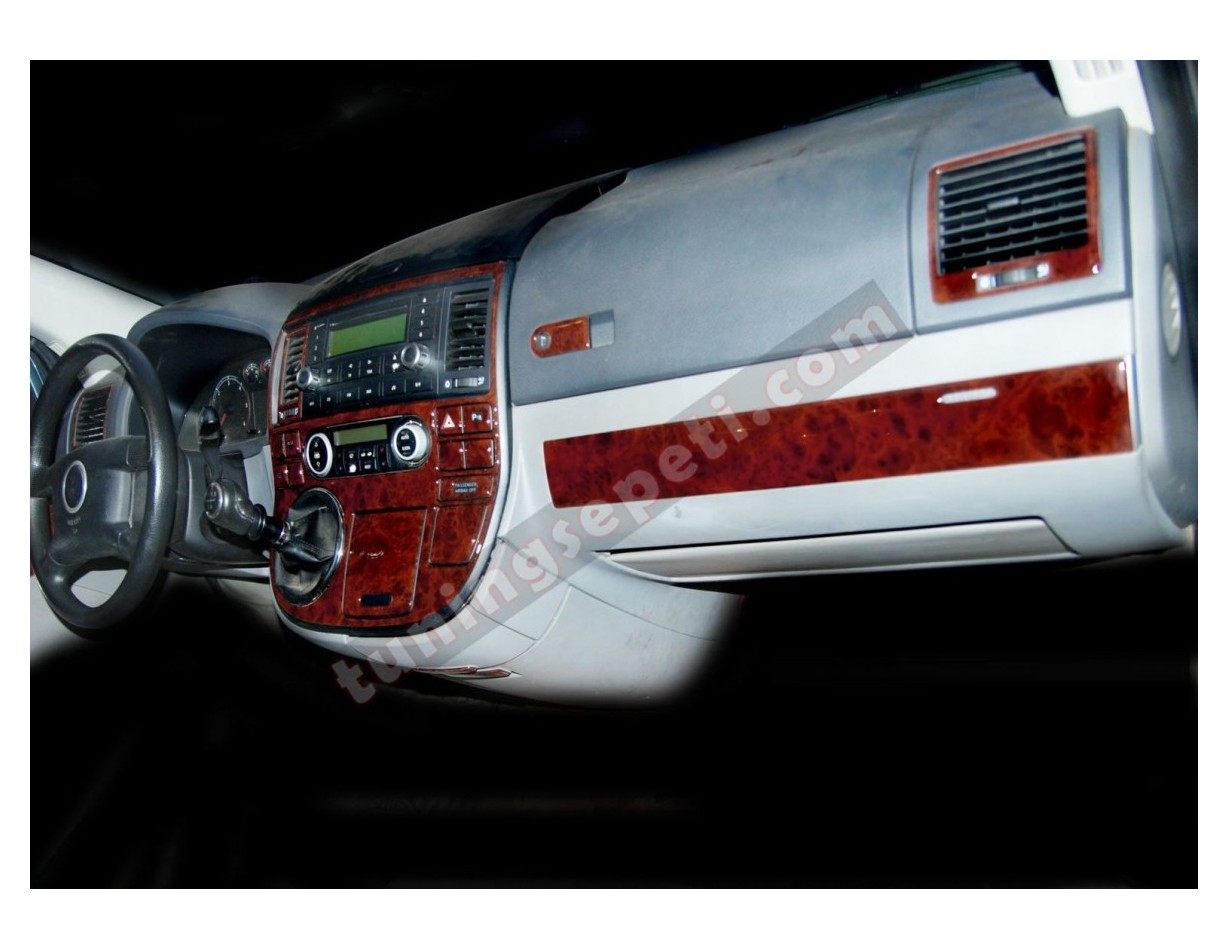 Volkswagen Multivan T5 08.03 - 08.09 3D Inleg dashboard Interieurset aansluitend en pasgemaakt op he 26 -Teile
