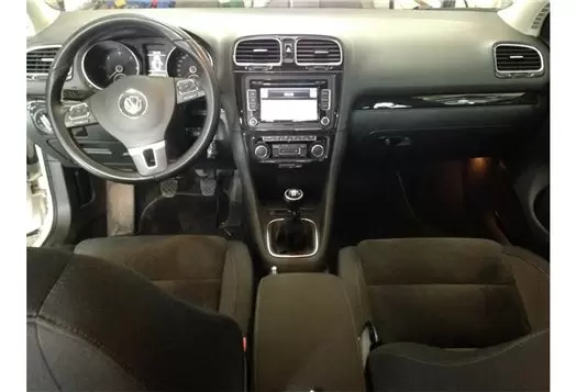 Volkswagen Polo V 6R 09.2009 3D Inleg dashboard Interieurset aansluitend en pasgemaakt op he 14 -Teile