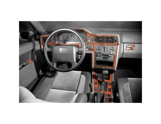 Volvo 850 10.91 - 08.93 3D Inleg dashboard Interieurset aansluitend en pasgemaakt op he 19 -Teile