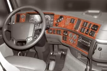 Volvo FH12 FH16 FM Vers 04.02-12.12 3M 3D Interior Dashboard Trim Kit Dash Trim Dekor 23-Parts