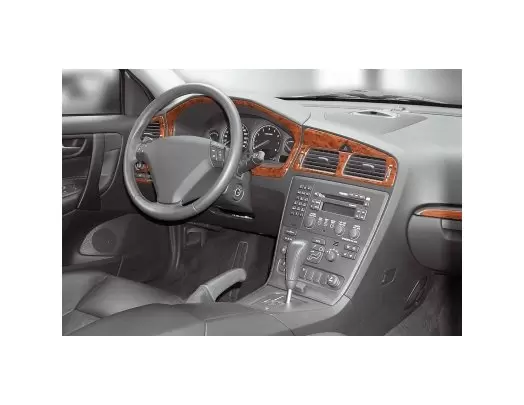 Volvo S 60 - V 70 05.05 - 12.09 Kit Rivestimento Cruscotto all'interno del veicolo Cruscotti personalizzati 8-Decori