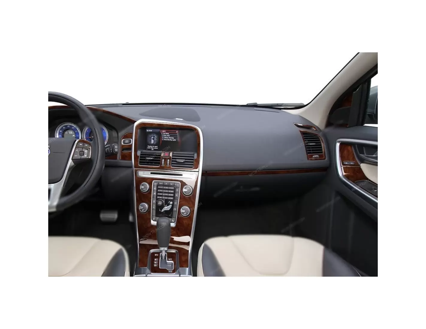 Volvo XC60 2008-2012 Mittelkonsole Armaturendekor Cockpit Dekor 30-Teilige - 1- Cockpit Dekor Innenraum