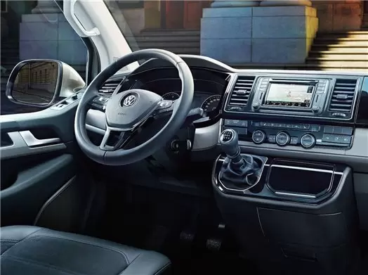 Volkswagen Transporter T6 2016 3D Inleg dashboard Interieurset aansluitend en pasgemaakt op he 38-Teile