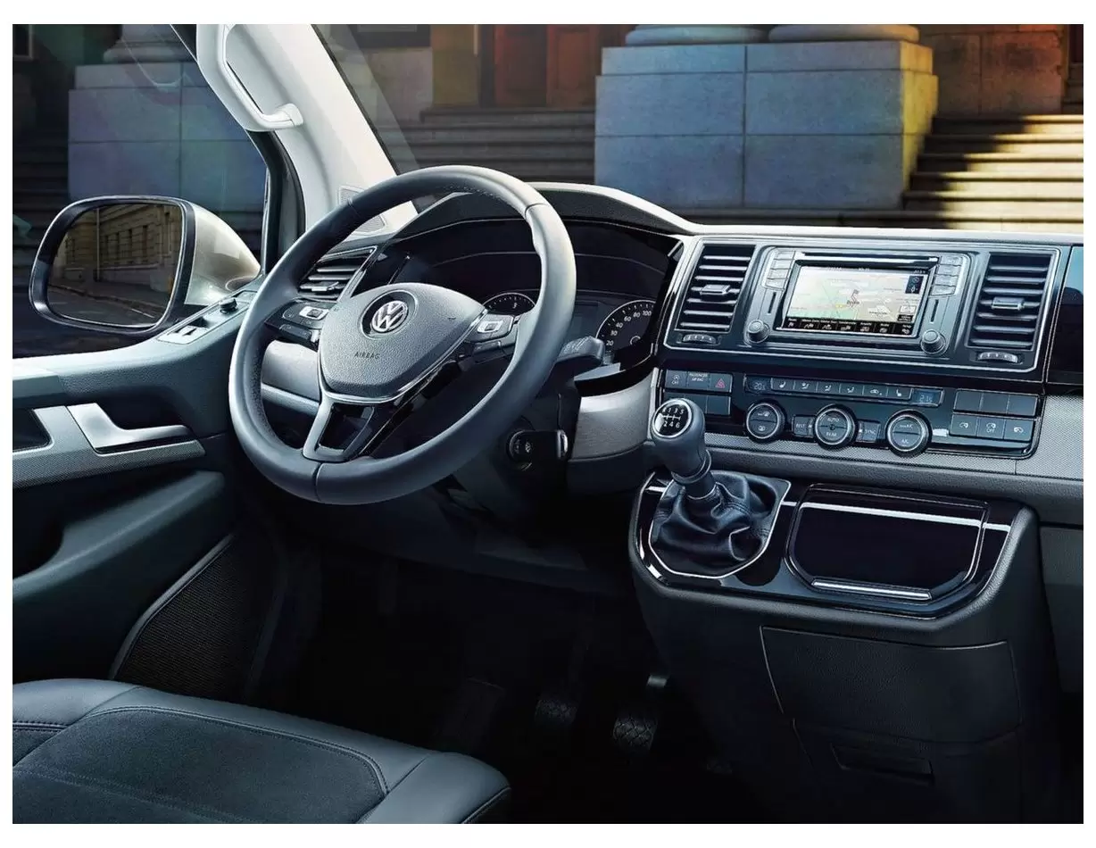 Volkswagen Transporter T6 2016 3D Interior Dashboard Trim Kit Dash Trim Dekor 38-Parts
