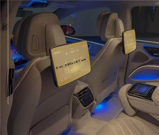 Mercedes-Benz S-class (W223/Z223) + MAYBACH 2020 - Present Passenger monitors (2pcs,) 10,2" ExtraShield Screeen Protector