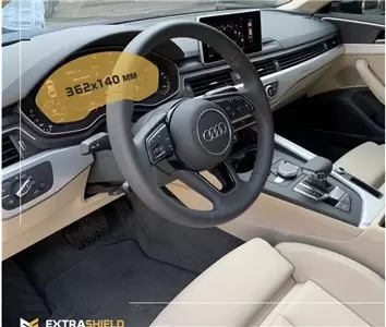 Audi A3 (8Y) 2020 -Presnt. Digital Speedometer Audi virtual cockpit 10,25" DisplayschutzGlass Kratzfest Anti-Fingerprint Transpa