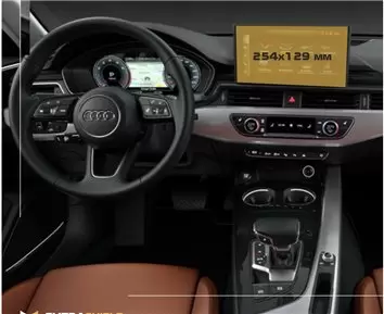 Audi A4 (B8) 2007 - 2015 Multimedia MMI 6,5" Protection d'écran Résiste aux rayures HD transparent - 1 - habillage decor de tabl