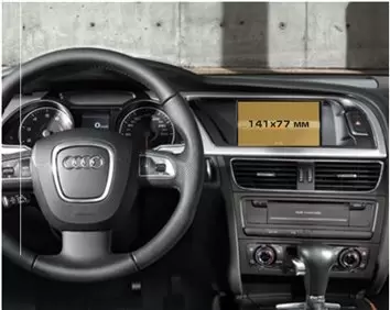 Audi A4 (B9) Pre-facelift 2015 - 2020 Multimedia MMI 8,3" DisplayschutzGlass Kratzfest Anti-Fingerprint Transparent - 1