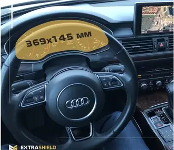 Audi A5 (F5) Facelift 2019 - Present Digital Speedometer Audi Virtual Cockpit 12,3" DisplayschutzGlass Kratzfest Anti-Fingerprin