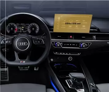 Audi A5 (F5) Pre-facelift 2016 - 2020 Digital Speedometer Audi Virtual Cockpit 12" HD transparant navigatiebeschermglas