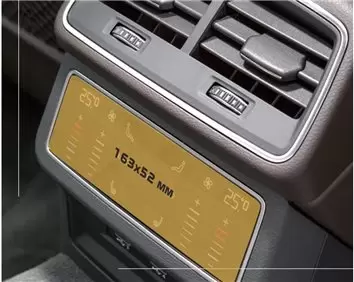 Audi A7 II (4K) 2017 - Present Digital Speedometer DisplayschutzGlass Kratzfest Anti-Fingerprint Transparent - 1