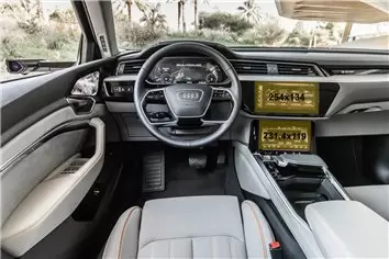 Audi E-tron 2018 - Present Multimedia + Climate-Control 10,1-8,6" ExtraShield Screeen Protector