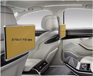 Audi A8 (D5) 2019 - Present Mobile office Samsung SM-T230NZ 7" HD transparant navigatiebeschermglas
