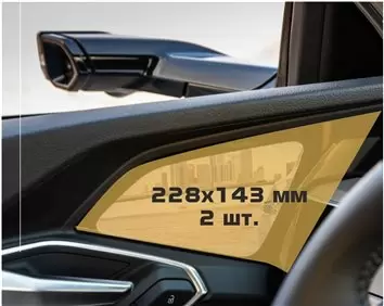 Audi A8 (D5) 2022 - Present Passenger monitors (2pcs,) Protection d'écran Résiste aux rayures HD transparent - 1