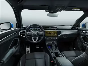 Audi E-tron GT (RS) 2021 - Present Digital Speedometer 12,3" Protection d'écran Résiste aux rayures HD transparent - 1