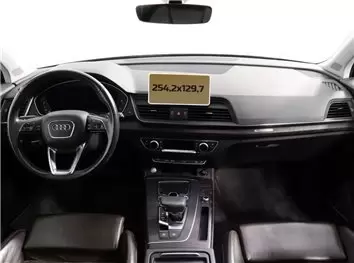 Audi Q5 I (8R) 2008 - 2012 Full color LCD monitor 6.5" Protection d'écran Résiste aux rayures HD transparent - 1 - habillage dec