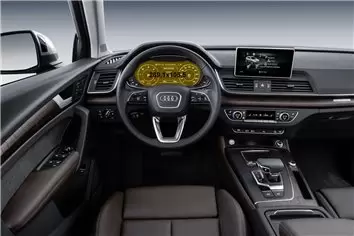 Audi Q5 II (FY) Pre-facelift 2016 - 2019 Digital Speedometer Protection d'écran Résiste aux rayures HD transparent - 1 - habilla